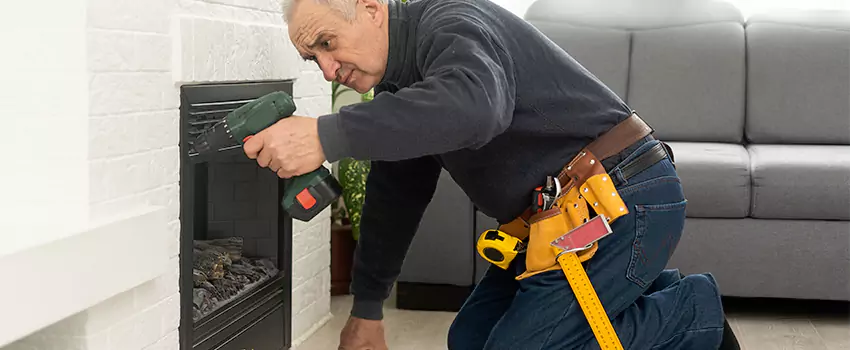 New Indoor Fireplace Installation in Monroe, Michigan