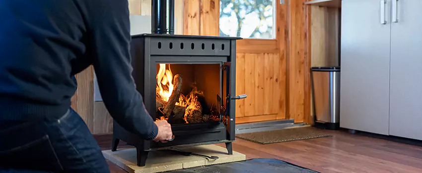 Open Hearth Wood Fireplace Installation in Monroe, MI