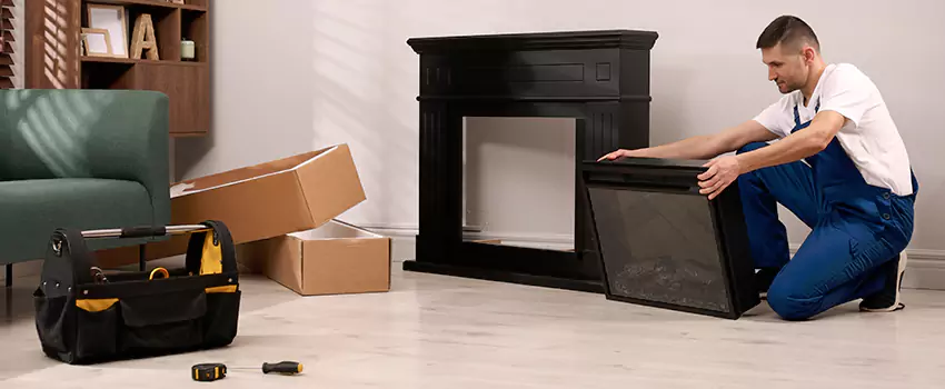 Old Rusted Metal Fireplace Repair And Replacement in Monroe, MI