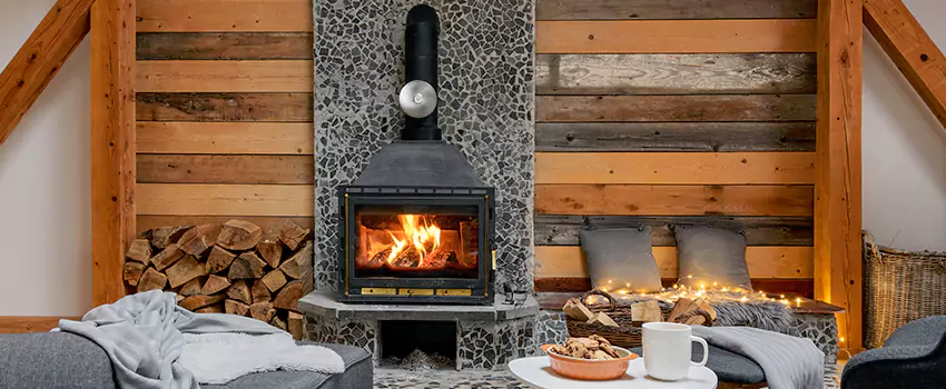 Thelin Hearth Products Direct Vent Gas Stove Fireplace Inspection in Monroe, Michigan