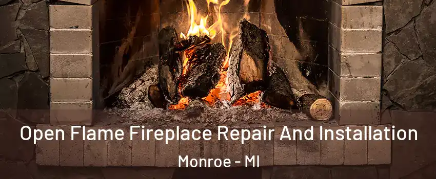  Open Flame Fireplace Repair And Installation Monroe - MI